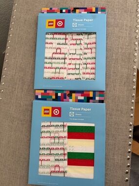 Lego Holiday gift Tissue Paper - Red, Green, White